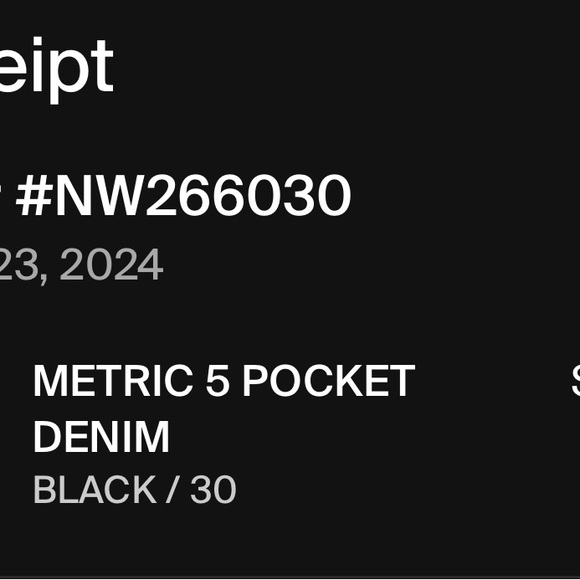 P͜͡L͜͡E͜͡A͜͡S͜͡U͜͡R͜͡E͜͡S͜͡ METRIC 5 POCKET DENIM - Picture 5 of 6